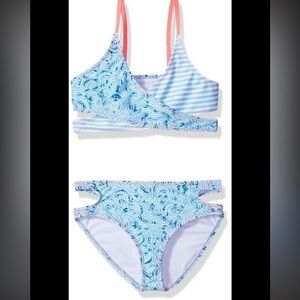 Jantzen Blue and Pink Swimsuit Set